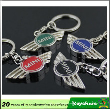 Factory OEM Custom Metal Car Logo Mini Cooper Key Chain